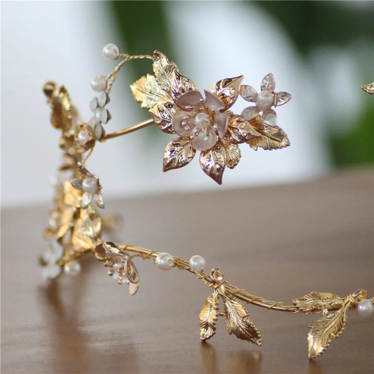 Asymmetric Handmade Bridal Jewelry