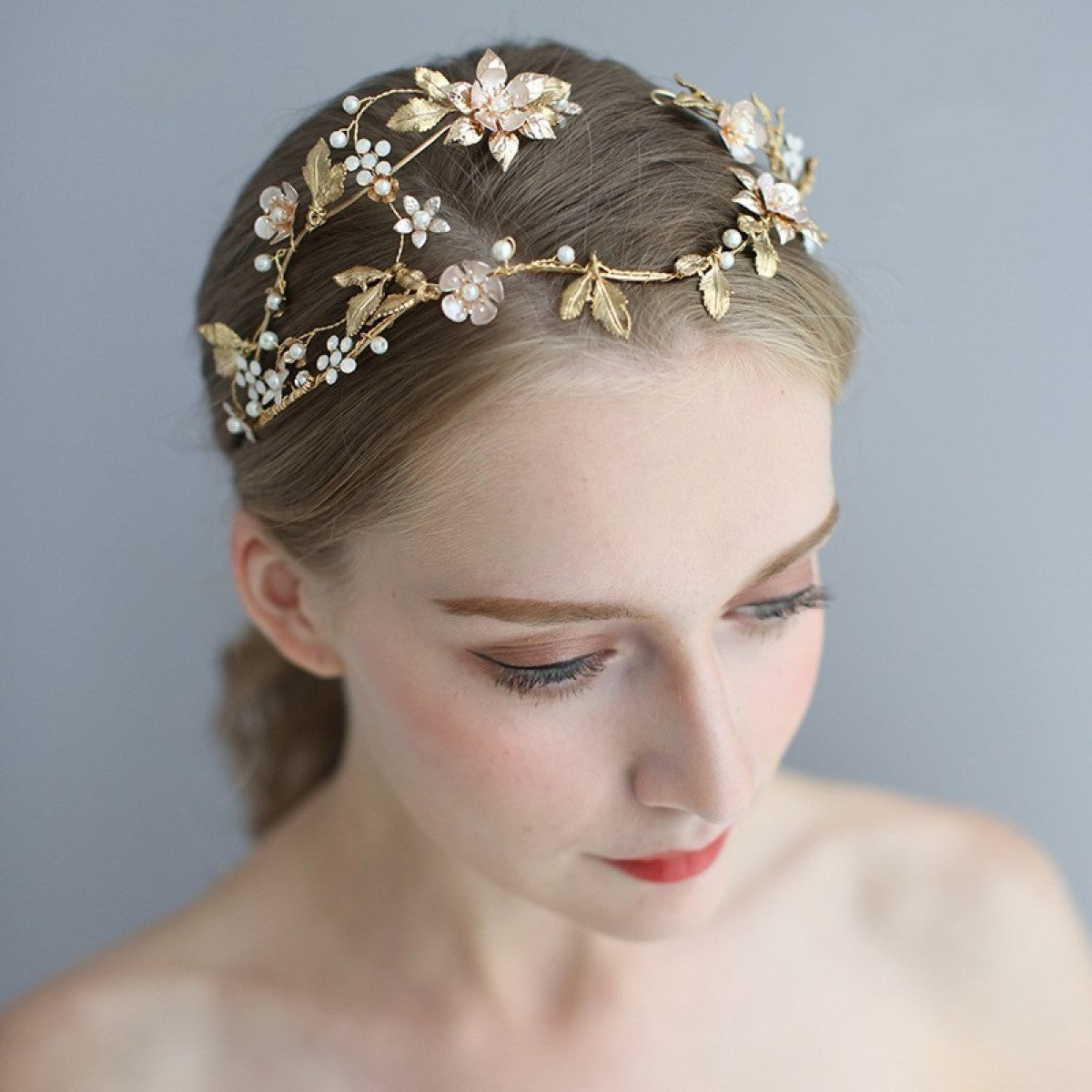 Asymmetric Handmade Bridal Jewelry