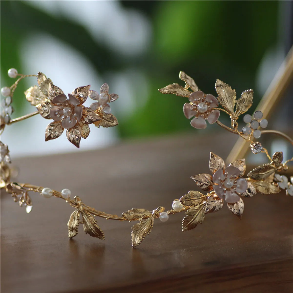 Asymmetric Handmade Bridal Jewelry
