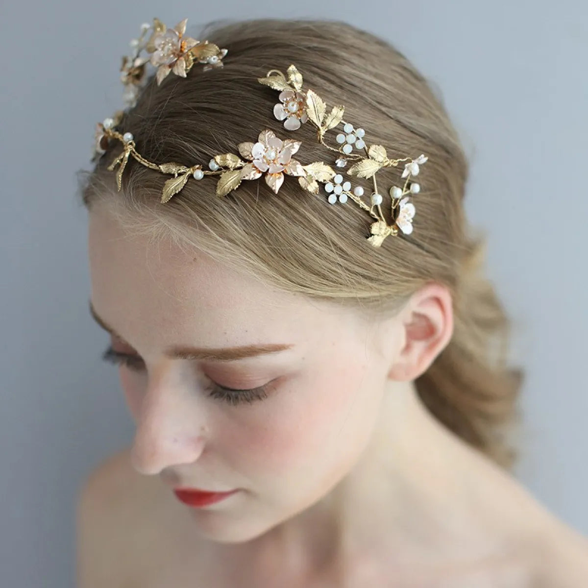 Asymmetric Handmade Bridal Jewelry