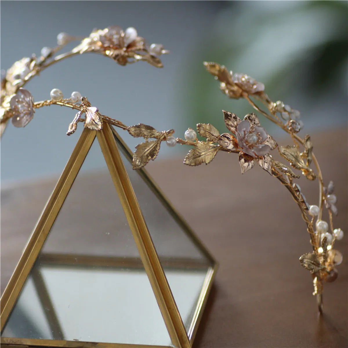 Asymmetric Handmade Bridal Jewelry
